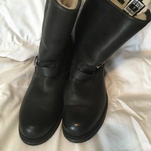 Frye Sherling Engineer Boots, 10M Womens